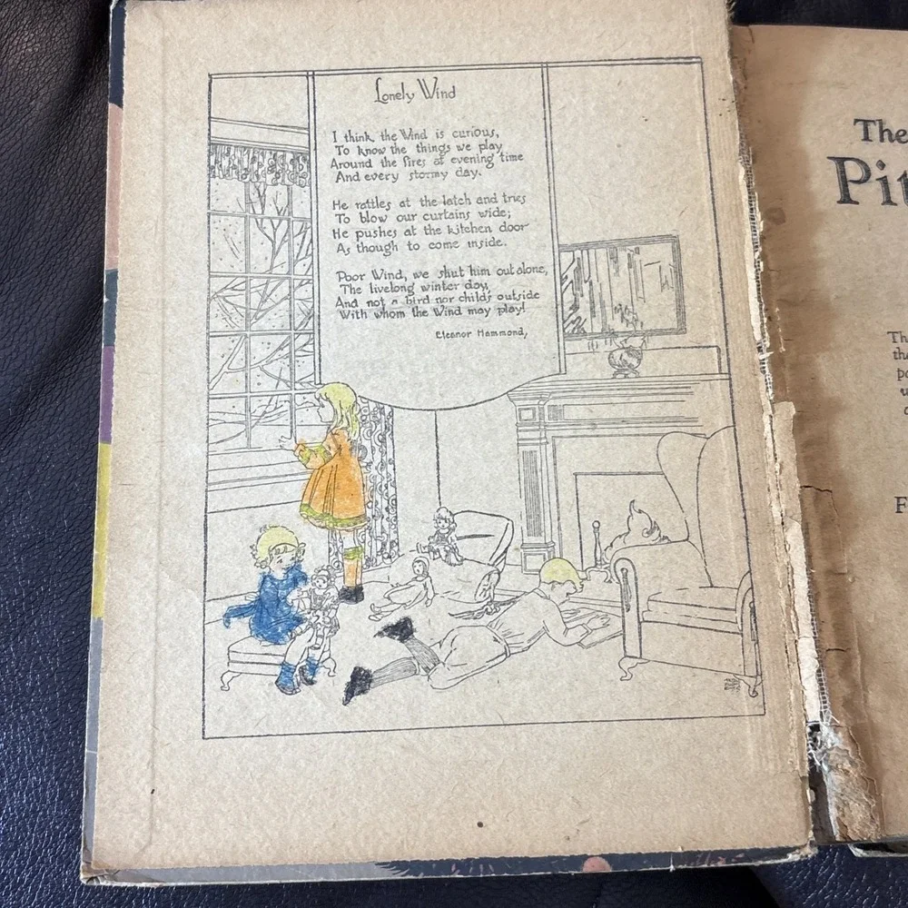 1928 Edition - The Children's Annual Pitter Patter Book‎ - Illustrated-W688